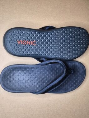 Vionic Navy Flip Flop Sandals